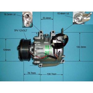 Compressor (AirCon Pump) Honda Accord Saloon 08- 2.0 Petrol (Jul 2008 to Jun 2015)