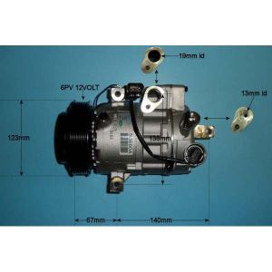 Compressor (AirCon Pump) Hyundai iX 35 2.0 CRDi Diesel (Jan 2010 to Aug 2013)