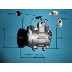 Compressor (AirCon Pump) Hyundai i 20 1.6 Crdi Diesel (Aug 2008 to Mar 2012)