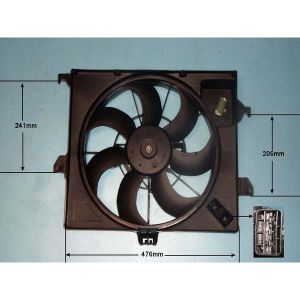 Radiator Cooling Fan Hyundai Accent 1.6 16v Petrol (Jul 2011 to 2023)