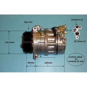 Compressor (AirCon Pump) Jaguar E Pace 2.0 P200 Petrol (Aug 2018 to 2023)