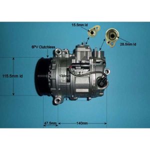 Compressor (AirCon Pump) Jaguar XF 4.2 Petrol (Mar 2008 to Apr 2015)