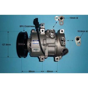 Compressor (AirCon Pump) Kia Rio 1.1 CRDi Diesel (Sep 2011 to Dec 2017)