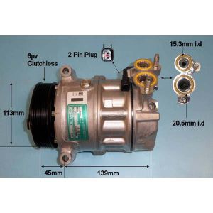 Compressor (AirCon Pump) Land Rover Discovery MK4 5.0 V8 Petrol (Sep 2009 to 2023)