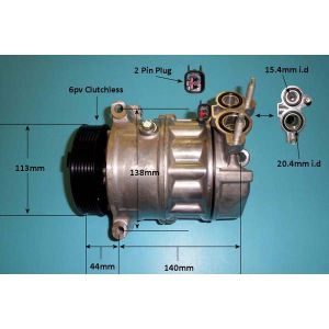 Compressor (AirCon Pump) Land Rover Discovery MK4 5.0 V8 Petrol (Sep 2009 to 2023)