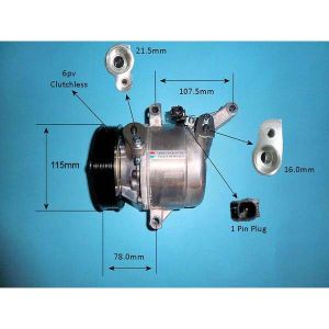 Compressor (AirCon Pump) Mazda 2 1.5 Hybrid Petrol (Aug 2019 to 2023)