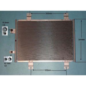 Condenser (AirCon Radiator) Mazda 2 1.5 D Diesel (Feb 2015 to 2023)