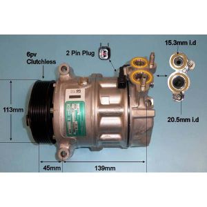Compressor (AirCon Pump) Mclaren MP4 3.8 Petrol (Apr 2011 to May 2014)