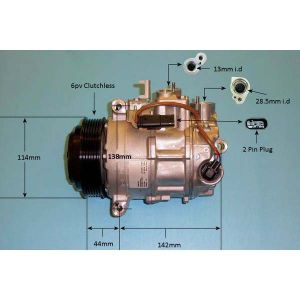 Compressor (AirCon Pump) Mercedes C Class (W204) 2.2 C180 CDi Diesel (Apr 2010 to Aug 2014)