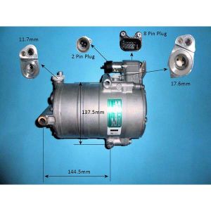 Compressor (AirCon Pump) Mercedes C Class (W205) C300e 2.0 plug in hybrid Petrol (Jul 2019 to 2023)