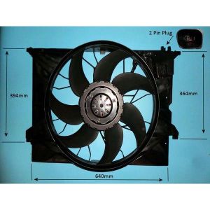 Condenser Cooling Fan Mercedes S Class (W221) 3.5 S350 CGi Petrol (Apr 2011 to Dec 2013)
