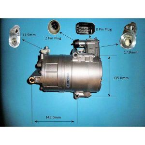 Compressor (AirCon Pump) Mercedes A Class (V177) 1.3 A250 e Hybrid Petrol (Aug 2019 to 2023)