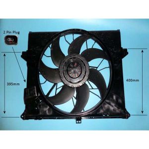 Radiator Cooling Fan Mercedes M Class (W164) 3.0 ML320 CDi Diesel (Jul 2005 to Feb 2008)