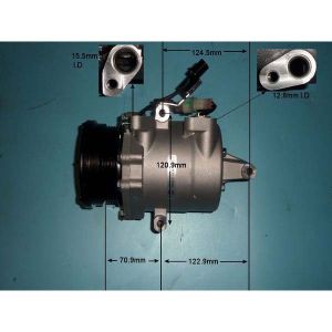 Compressor (AirCon Pump) Mitsubishi Colt MK6 04-12 1.5 Petrol (Sep 2008 to Jun 2012)