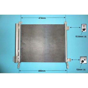 Condenser (AirCon Radiator) Nissan Micra 1.2 DIG Turbo Petrol (Apr 2011 to Jun 2013)