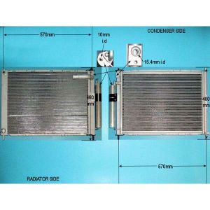 Condenser (AirCon Radiator) Nissan Note 1.4 16v Petrol Manual (Mar 2006 to Dec 2007)