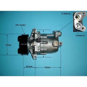 Compressor (AirCon Pump) Nissan Note 1.6 16v Petrol Automatic (Jan 2006 to Aug 2010)