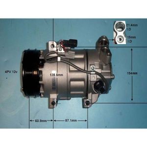 Compressor (AirCon Pump) Renault Clio MK4 (2012-) 1.2 16v Petrol (Nov 2012 to 2023)