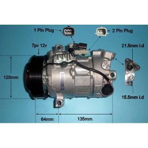 Compressor (AirCon Pump) Renault Grand Scenic 1.2 Petrol (Sep 2016 to 2023)