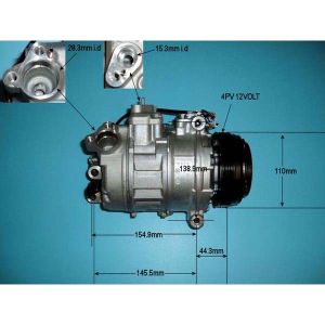Compressor (AirCon Pump) Rolls Royce Ghost 6.6 V12 Petrol Automatic (Apr 2009 to Mar 2020)