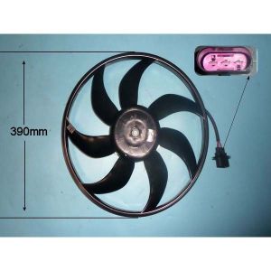 Radiator Cooling Fan Skoda Fabia MK2 1.2 eng GGPB Petrol (Nov 2011 to Dec 2014)