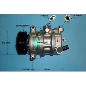 Compressor (AirCon Pump) Skoda Octavia MK3 2012- 1.4 TSi Petrol (Nov 2012 to Jul 2019)