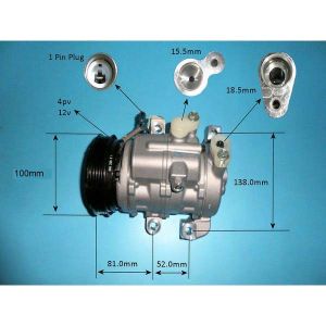 Compressor (AirCon Pump) Suzuki Vitara 1.0 Petrol (Oct 2018 to 2023)