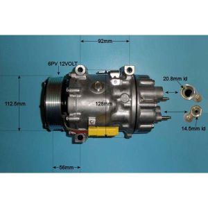 Compressor (AirCon Pump) Toyota Proace Van 2.0 D Diesel (Jun 2013 to Mar 2016)