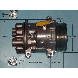 Compressor (AirCon Pump) Toyota Proace Van 2.0 D Diesel (Jun 2013 to Mar 2016)
