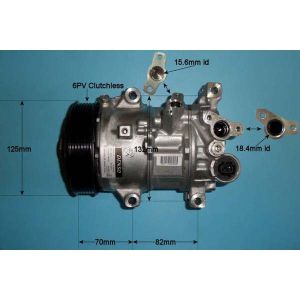 Compressor (AirCon Pump) Toyota Avensis 1.6 Petrol (Jun 2015 to Oct 2018)