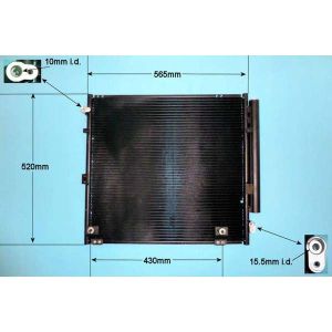 Condenser (AirCon Radiator) Toyota Landcruiser/Colarado 4.5 D4D Diesel (Jan 2008 to 2023)