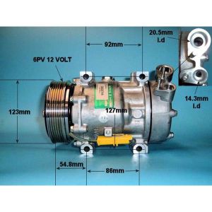 Compressor (AirCon Pump) Toyota Proace Van 1.6 D Diesel (Jun 2013 to Mar 2016)