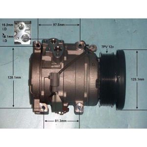 Compressor (AirCon Pump) Toyota Landcruiser/Colarado 3.0 D-4D Diesel (Jan 2010 to 2023)