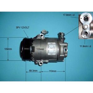 Compressor (AirCon Pump) Vauxhall Astra G MK4 1.6 16v TWINPORT Petrol (Mar 2000 to Dec 2002)