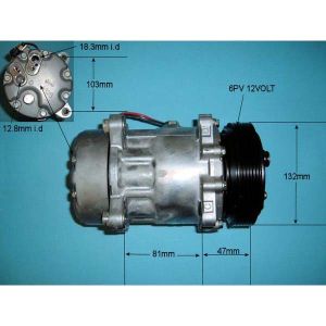 Compressor (AirCon Pump) VW Caravelle/Multivan 2.5 TDi Diesel (Jun 2000 to Apr 2003)