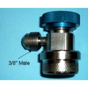 SNAP SEAL COUPLER LOW SIDE WITH 3/8 MALE FLARE END WIGAM TYPE ITALY