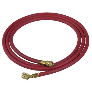 RED CHARGE HOSE 72 2 X 1/4 FEMALE FITTINGS