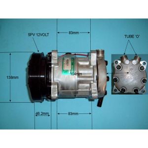 Compressor (AirCon Pump) Alfa Romeo 155 1.8 Petrol (Nov 1991 to Mar 1995)