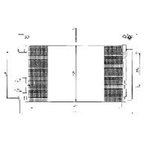 Condenser (AirCon Radiator) Alfa Romeo 166 2.4 JTD Diesel (Sep 2000 to Jun 2008)