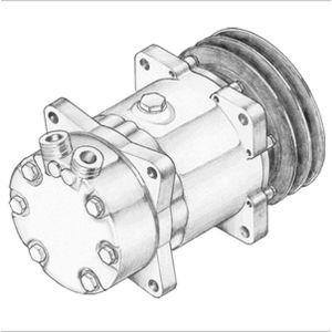 Compressor (AirCon Pump) Alfa Romeo 155 2.0 16v Turbo Petrol (Feb 1992 to 1996)