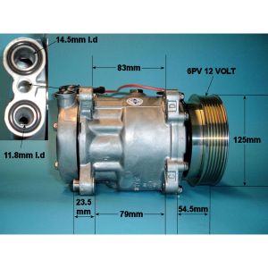 Compressor (AirCon Pump) Alfa Romeo 166 3.0 24V Petrol Manual (Apr 2002 to Jun 2008)