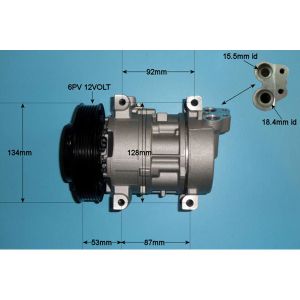 Compressor (AirCon Pump) Alfa Romeo 147 1.9 JTD 8 valve Diesel (Jun 2005 to Mar 2010)