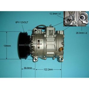 Compressor (AirCon Pump) Alfa Romeo 156 2.4 JTD Diesel (Oct 2003 to May 2006)