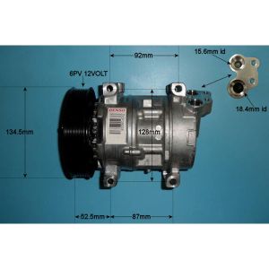 Compressor (AirCon Pump) Alfa Romeo 147 1.9 JTD 8 valve Diesel (Jun 2005 to Mar 2010)