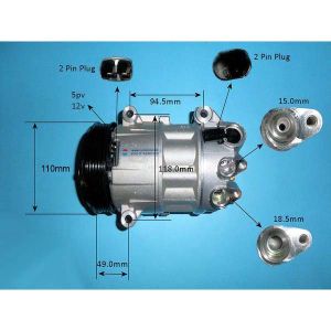 Compressor (AirCon Pump) Alfa Romeo Giulietta 1.4 Bi Fuel Petrol (Dec 2011 to Feb 2017)