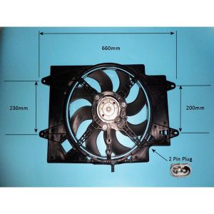 Radiator Cooling Fan Alfa Romeo 147 1.9 JTD 8 valve Diesel (Nov 2000 to Jun 2003)