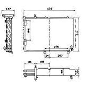 Condenser (AirCon Radiator) Audi 200 2.3 Petrol (Nov 1986 to Feb 1988)