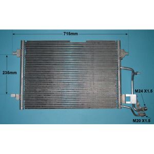 Condenser (AirCon Radiator) Audi A4 1.6 Petrol (Mar 1995 to Jul 1997)