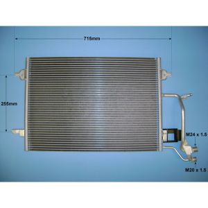Condenser (AirCon Radiator) Audi A6 1.9 TDi Diesel (Apr 1997 to Oct 2000)