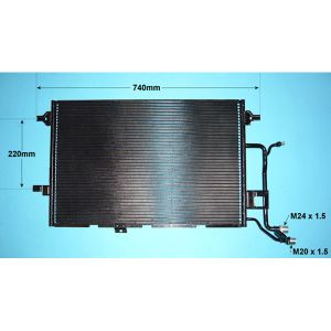 Condenser (AirCon Radiator) Audi A6 2.5 V6 TDi Diesel (Jul 1997 to Aug 2001)